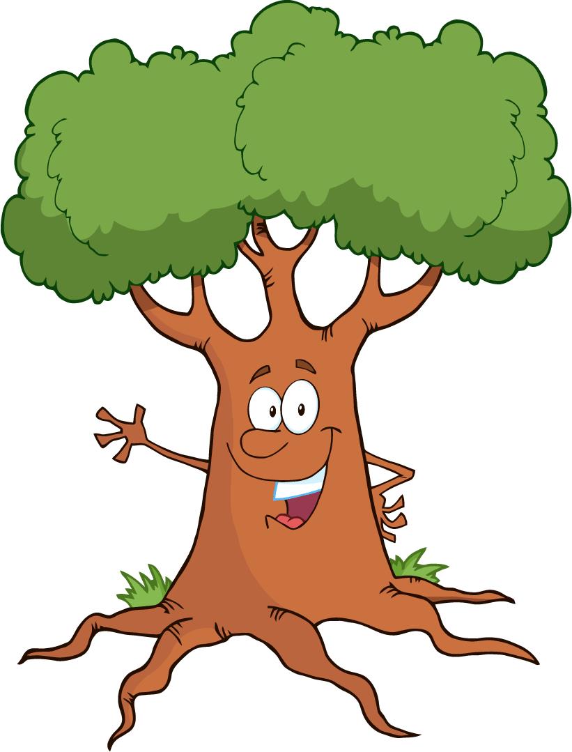 Smiling tree cartoon from Lakewood Dental Arts in Lakewood, CA